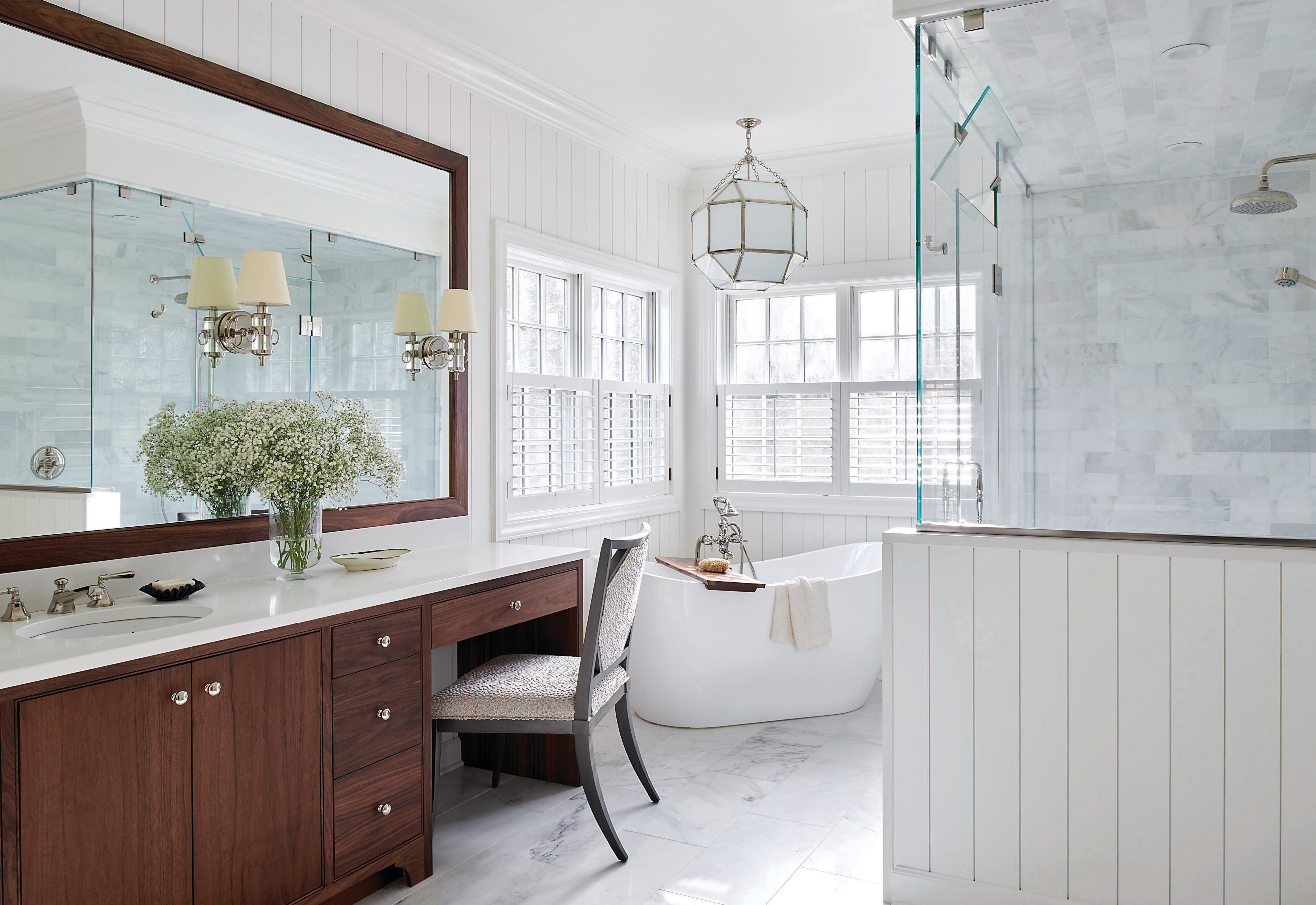 The Bathrooms in This Greenville Home Are Sleek & Stylish