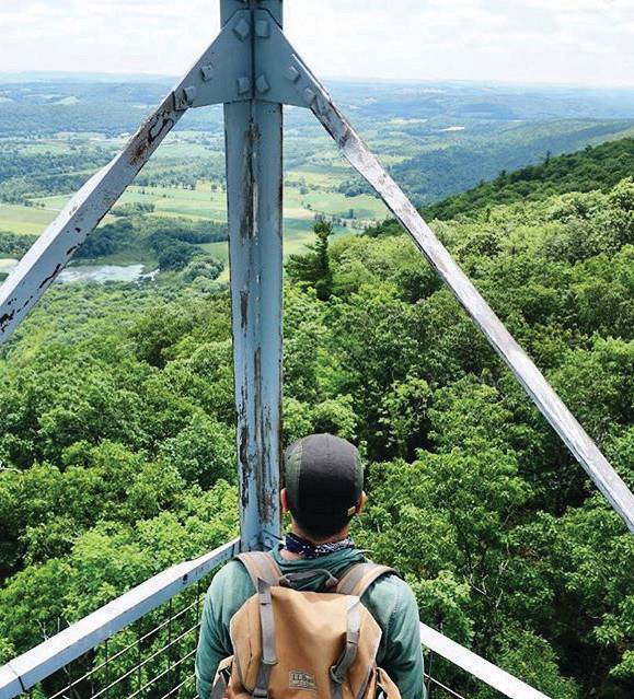 Stissing Mountain Fire Tower in Pine Plains.